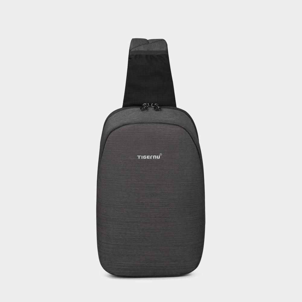 Front view of a typical black shoulder bag with model T-S8061 no logo
