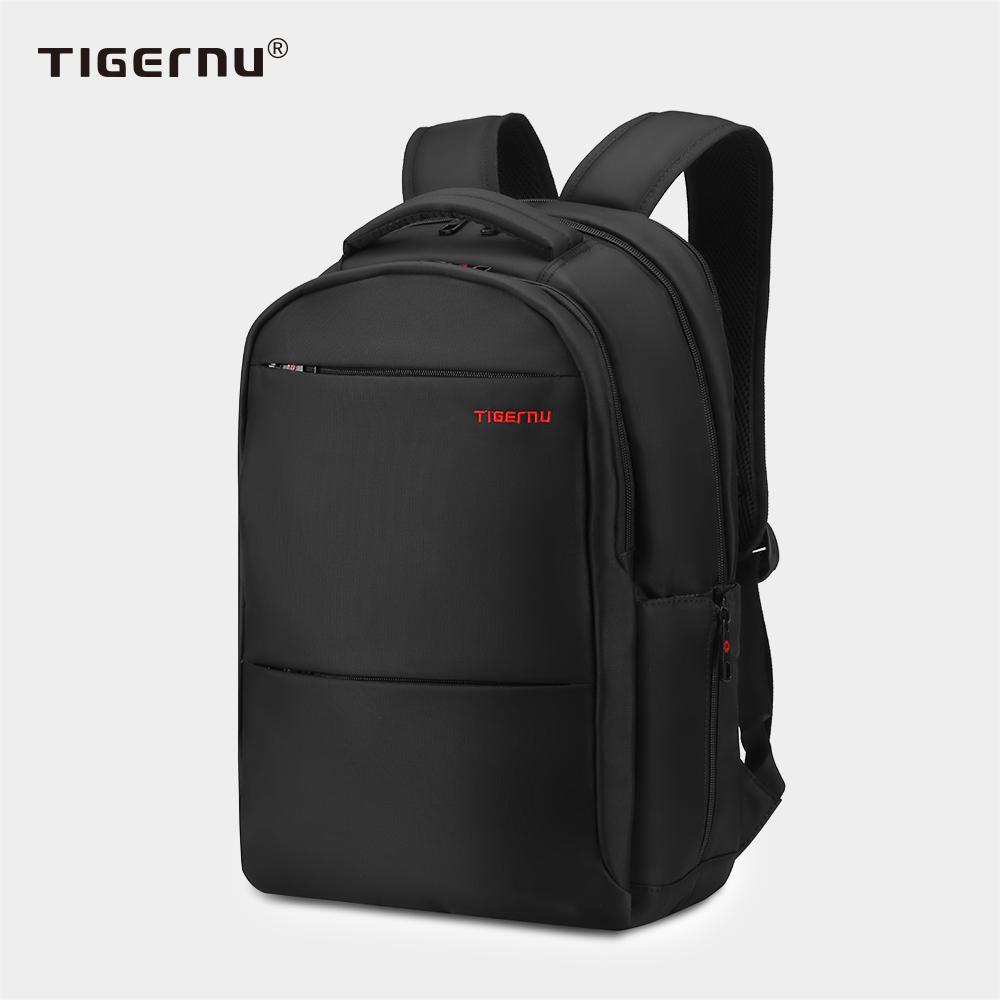 Side view of the black backpack model T-B3032A
