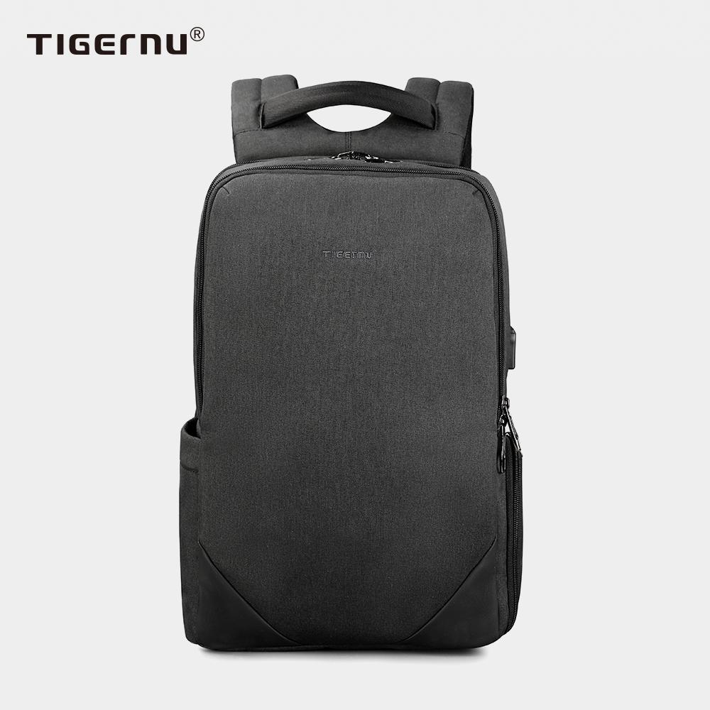 The front view of the black backpack model T-B3601