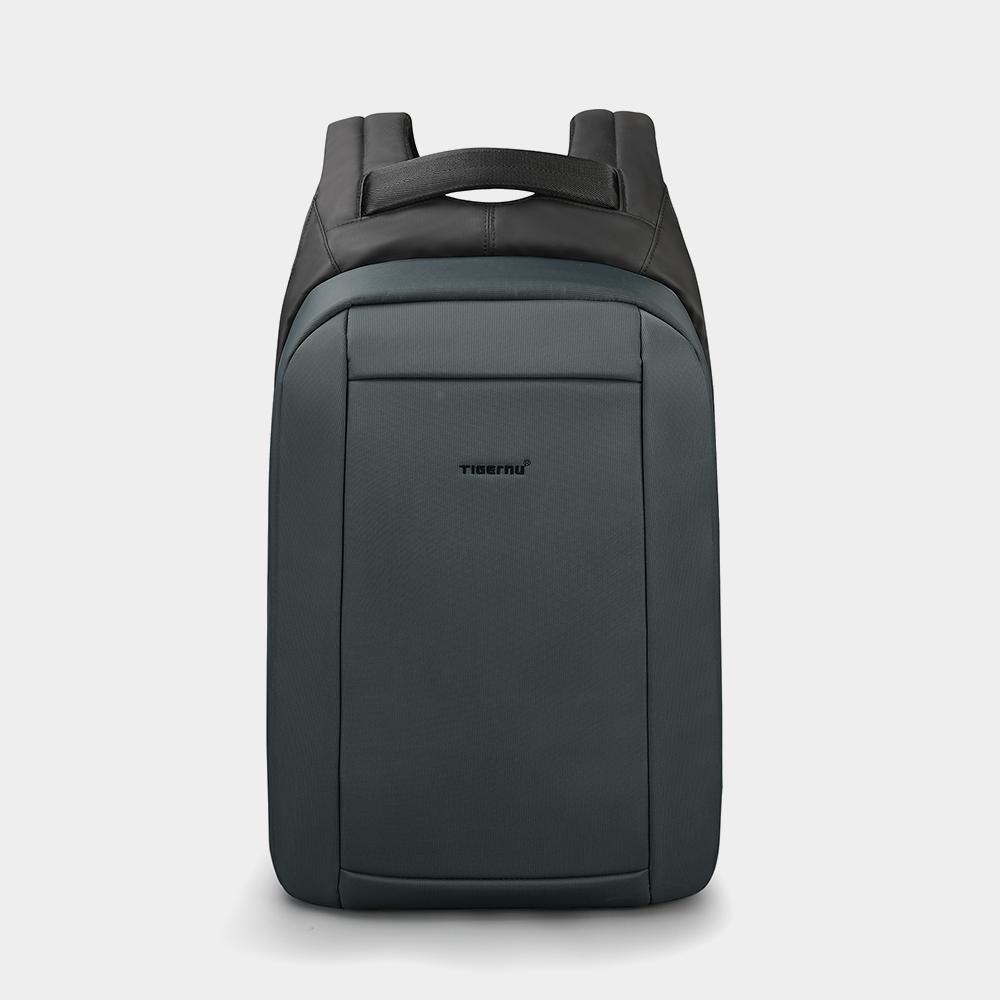 The front view of the cyan backpack model T-B3399 no logo